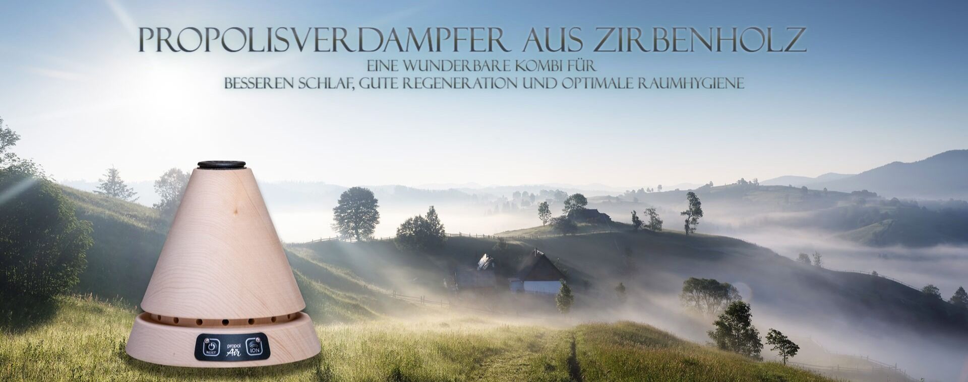 Der neue Zirbenholzverdampfer optimal zur Raumhygiene,...