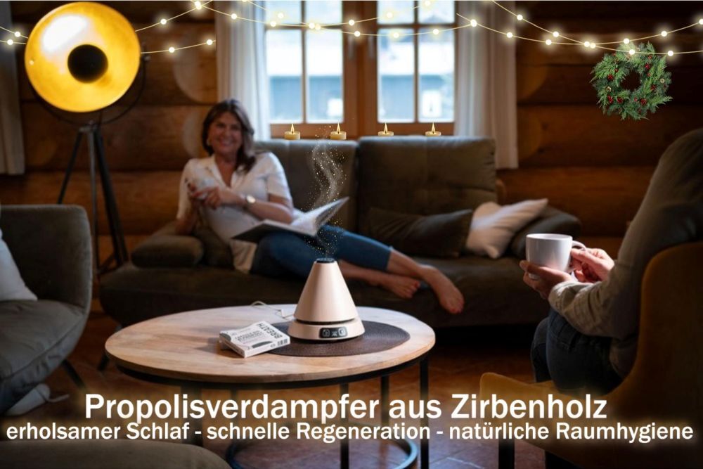 Der neue Zirbenholzverdampfer optimal zur Raumhygiene,...