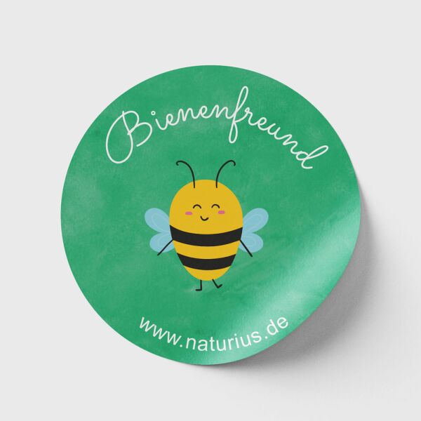 Bienenfreund Sticker grün