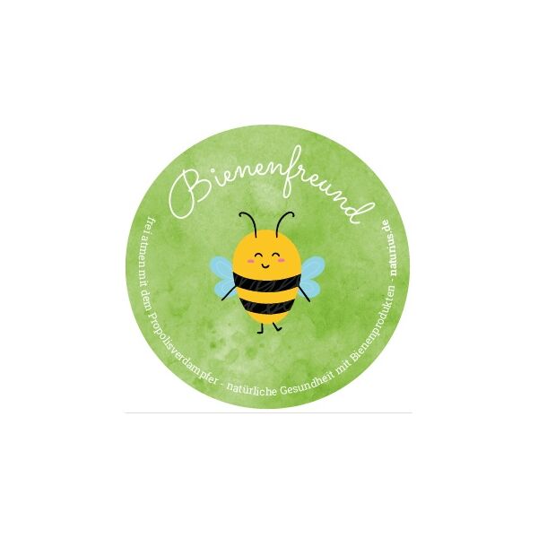 Bienenfreund Sticker hellgrün