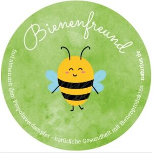 Bienenfreund Sticker hellgrün