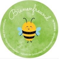 Bienenfreund Sticker hellgrün